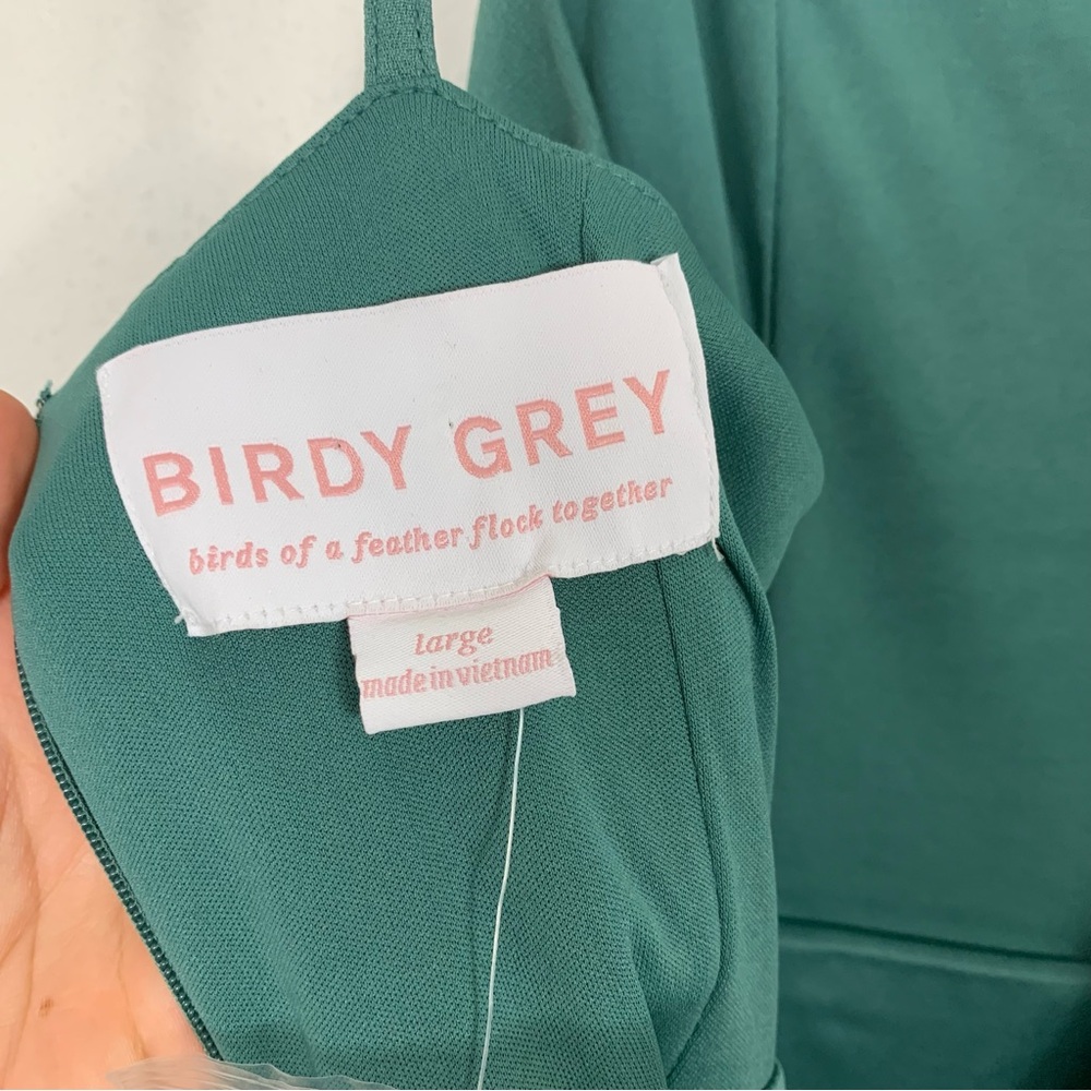 Birdy Grey Ash Dress in Sea Glass NWT Sz Large Bridesmaid Dress Sleeveless - Picture 11 of 12